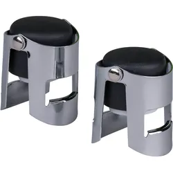 METRO PROFESSIONAL Champagnerkorken, Metall/Silikon, 2 Stück