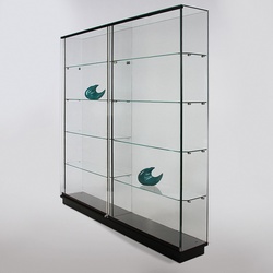 8 Fachboden abschließbare Glasvitrine Schrankvitrine Dialog DLG-11E