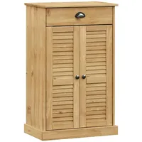 VidaXL Schuhschrank VIGO 60x35x96 cm Massivholz Kiefer