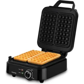 h.koenig GFX420 Waffelmaker Schwarz