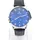 Rötting Design Herrenuhr Quarz Collection "Rötting" blaues Ziffernblatt DATUM schwarzes Lederarmband - Schwarz/Blau