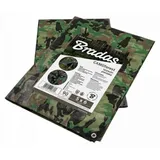 Bradas Gewebe-schutzplane 3 x 3 m Camouflage