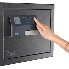 Burg Wächter Wandtresor WT 614 E FP Sicherheitsstufe 0 nach EN 1143-1 anthrazit 43,4 x 23,3 - 35,1 x 34,2 cm