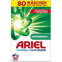 Ariel Schnell Auflösendes Pulverwaschmittel Universal+, 80 Waschladungen,OvP Neu