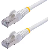 Startech StarTech.com 1 m Weißes CAT8 Netzwerkkabel, Snagless RJ45 Patchkabel, 25G/40G LAN Kabel, 2000MHz, 100W PoE++, S/FTP, LSZH