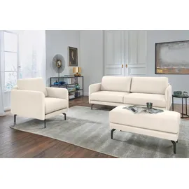 creation by rolf benz Hockerbank »CR.450, Sitzbank« Alugussfüße in umbragrau weiß