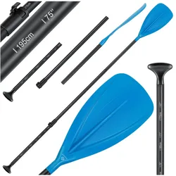KESSER® Paddle - 3-teilig für Kayak SUP Stand-Up Paddling Board Stechpaddel, Verstellbar Teleskop 165cm-215cm Aluminum für Stand Up Paddel Kajakfahren Surfboard Boot Anti-Rutsch Stecksystem
