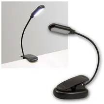 McShine LED Klemmleuchte / Leseleuchte McShine, 5 LEDs, mit Akku