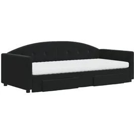 vidaXL Tagesbett 90 x 190 cm Schwarz