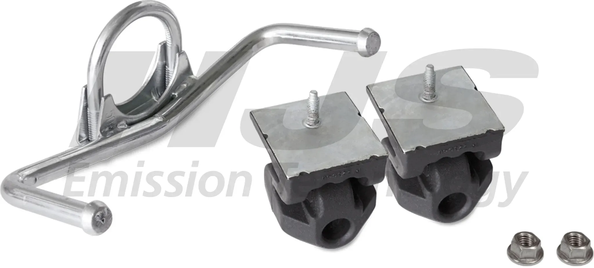 HJS Reparaturhalter, Abgasanlage 82224312 vorne für Peugeot Citroën