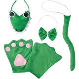 dressforfun Accessoires-Set Krokodil - Erwachsene - Grün
