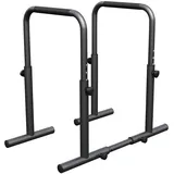 Gorilla Sports Dip Barren - Verstellbar, Parallettes, Dip Station, Fitness Push Up Stangen, schwarz NO SIZE