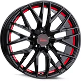 MAM RS4 8,5 x 19 5 x 120 ET35 ML72,6 Schwarz/Rot
