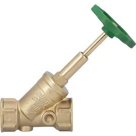 schl�sser armaturen Schrägsitzventil Absperrventil grün 1 1/2''