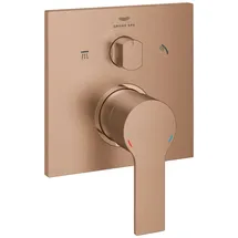 Grohe Allure Einhandbatterie Wannenmischer Warm Sunset Gebürstet