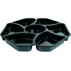 DUNI Octaview Menübox Einsatz für Octaview 118846 , 1 Karton = 150 Stück, schwarz