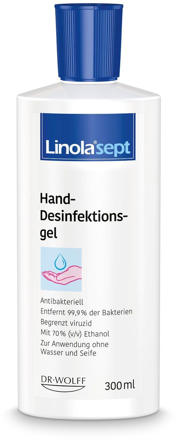 Linola® sept Hand-Desinfektionsgel - Desinfektionsmittel für die Hände Gel 300 ml 300 ml Gel