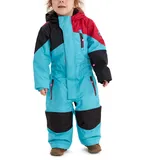 KILLTEC Kesley Mini - Skioverall mit Kapuze - 10.000 mm Wassersäule - Skianzug für Jungen und Mädchen, Türkis, 98/104