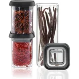 GEFU Vorratsdosen-Set PANTRY MINI Borosilikatglas