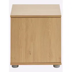 Schuhschrank HEINE HOME, braun (eichefarben), B:40cm H:41,5cm T:38,5cm, MDF, Spanplatte, Spanplatte, Schränke