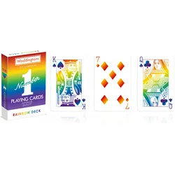Number 1 Spielkarten Rainbow