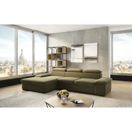 sit&more Eckcouch Polyester 2-Sitzer Grün