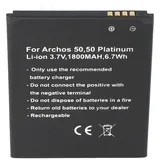 AccuCell Akku nur passend für den Archos 50, 50 Platinum Akku AC50PL