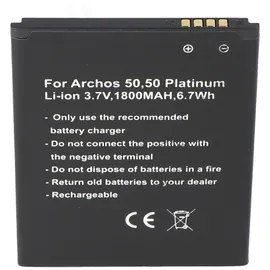 AccuCell Akku nur passend für den Archos 50, 50 Platinum Akku AC50PL