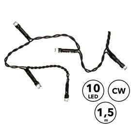 satisfire LED Lichterkette 1,5 m Weiß