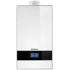 Buderus Logaplus Paket W42 Gas-Brennwertgerät, weiß S120.5 S-B, 120 Liter, BC400 35l MAG 7739621360