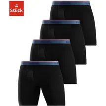 BENCH Langer Boxer schwarz M 4er Pack