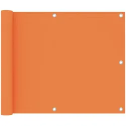 vidaXL Balkon-Sichtschutz Orange 75x400 cm Oxford-Gewebe