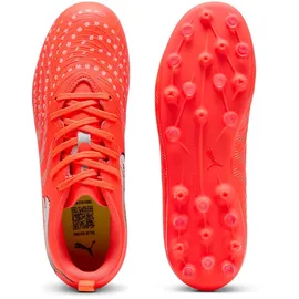 Puma Future 9 Play MG Kinder PUMA Red/PUMA White/Glowing Red/PUMA Black 32