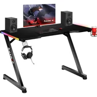 Huzaro Hero 2.5 Gaming Tisch, Schwarz