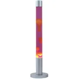 Rabalux 4112, Dovce Lavalampe, Glas, 40 Watt, E14, violett/orange/silber, 18,5 x 18,5 x 76 cm