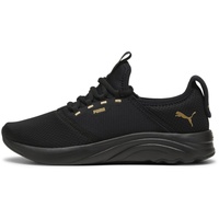 Puma Softride Aria Wn'S Road Running Shoes, Puma Black-Gold, 38.5 EU