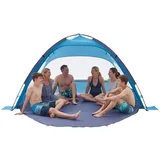 Vevor Strandmuschel Strandzelt für 6 Personen UPF 50+ Sonnenschutz Sonnensegel