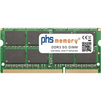PHS-memory 4GB Arbeitsspeicher DDR3 für HP Pavilion dv8-1190ef RAM Speicher SO DIMM PC3-8500S 2Rx8