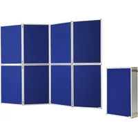 Magnetoplan Präsentationswand 244 x 181 cm Blau