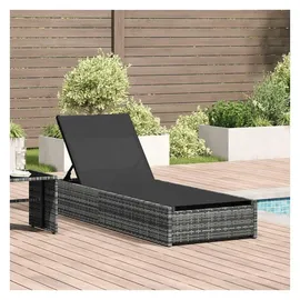 vidaXL Sonnenliege 69 x 200 x 27 cm Grau