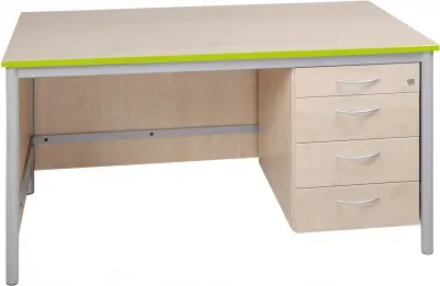 Lehrertisch mit 4 Schubladen