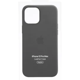 Apple iPhone 12 Pro Max Leder Case mit MagSafe schwarz