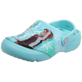 Crocs Unisex Kinder FL Disney Frozen II Clog K Clog, Ice Blue, 34/35 EU