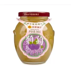 Linjiapuzi Zuckersirup Trauben Konserve 360g