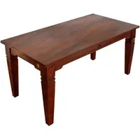 MASSIVMOEBEL24.DE Esstisch Akazie 180x90x76 nougat lackiert OXFORD #604