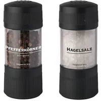 BasicNature Pfeffer Und Hagelsalz Gewürze Und Streuer Mehrfarbig One Size