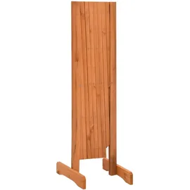 vidaXL Garten-Rankzaun 150 x 80 cm Orange/Holz