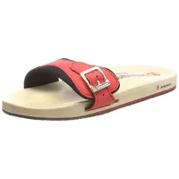 Berkemann Unisex-Erwachsene Berkilette Pantoletten, Mehrfarbig (Rot/Schwarz), 42 EU (8