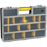 Stanley Organizer Standard mit 25 Fächern, bündiges Schließen, transparenter Deckel, mit Schiebeverschluss) 1-92-762