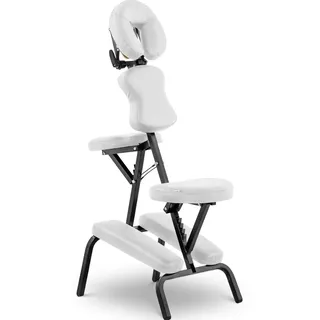 Physa Massagestuhl klappbar weiß Belastbarkeit 160 kg Massagestitz